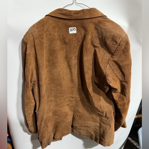 #3075-Wilson Brown Suede Men's Jacket - Picture 4 of 4